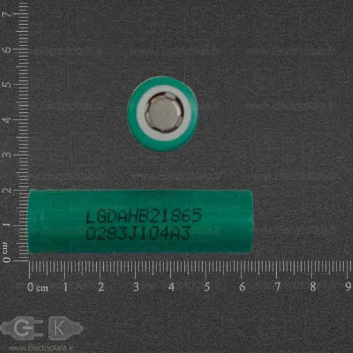 تصویر  باتری قابل شارژ لیتیومی Rechargeable battery LG 18650