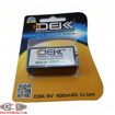 باتری 9 ولت شارژی کتابی DBK