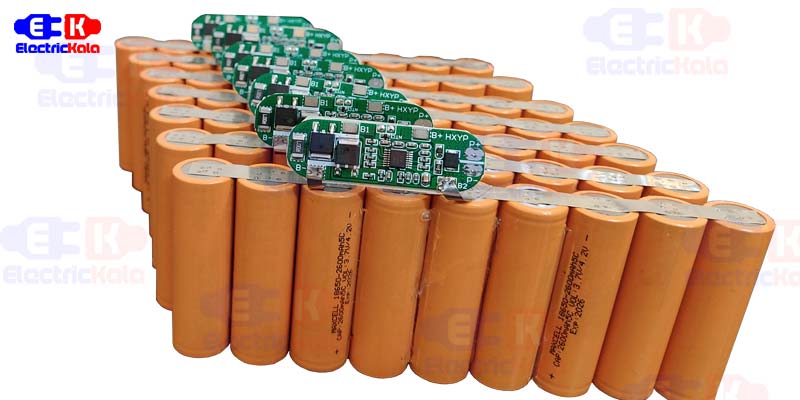 پک باتری لیتیوم یون 12.6 ولت 7800 میلی آمپر ساعت
